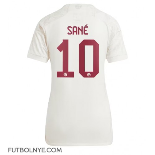 Camiseta Bayern Munich Leroy Sane #10 Tercera Equipación para mujer 2023-24 manga corta